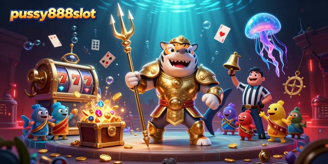 เล่นเกมสล็อต pussy888slot พร้อมลุ้นโบนัสใหญ่ในบรรยากาศใต้ทะเลสุดตระการตา
