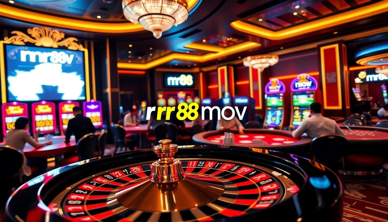 Experience thrilling gameplay at rr88 mov with vibrant casino tables and exciting betting action.