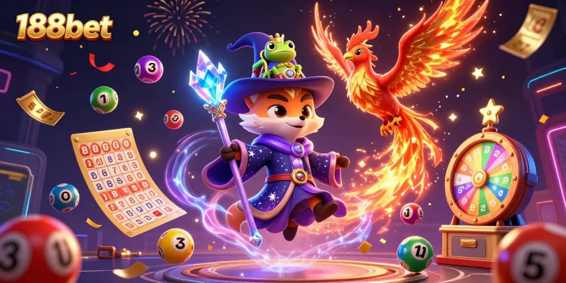 Experience thrilling moments with 188bet in this vivid illustration filled with excitement and winning possibilities.