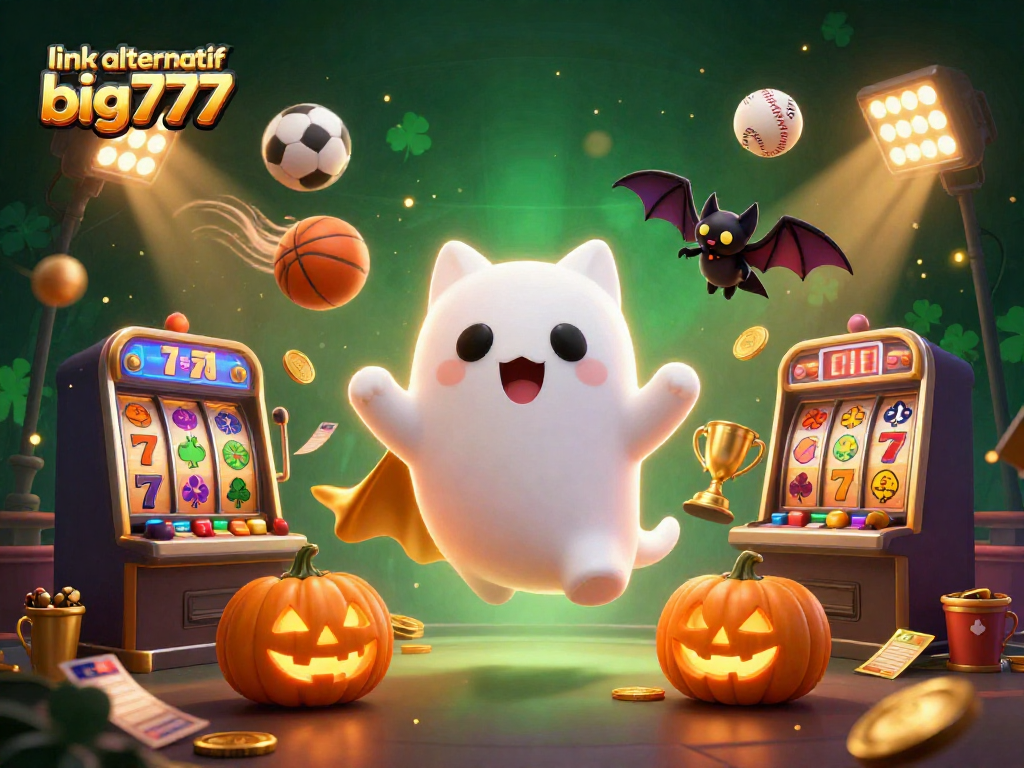 Experience high stakes with link alternatif big777 amidst lively animated casino characters and dynamic game elements.