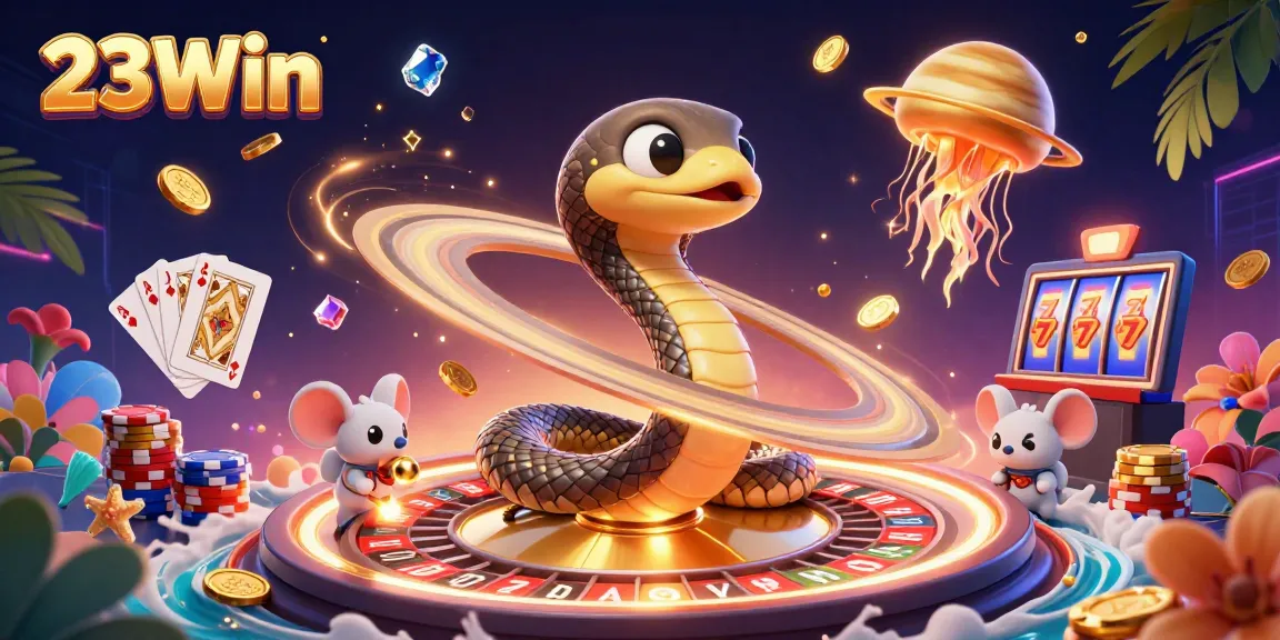 Engage in captivating gaming adventures with 23Win featuring immersive 3D animated characters.