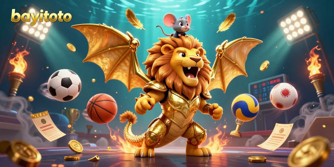 Experience thrilling wins with bayitoto's dynamic casino action showcasing roaring chimera and sports vibes.
