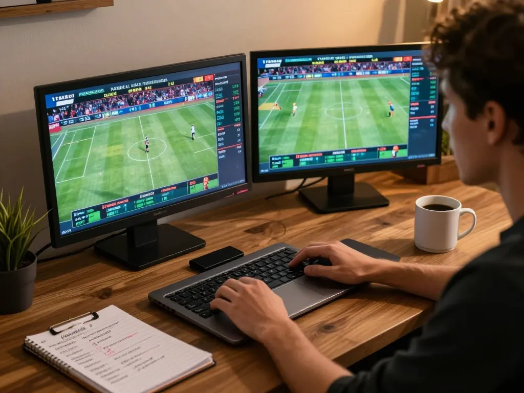 Betting on 98win online with an elegant sports setup highlighting strategic gameplay.