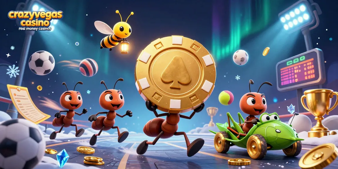 Engage with crazyvegas casino real money casinos as ants embark on a vibrant heist adventure!