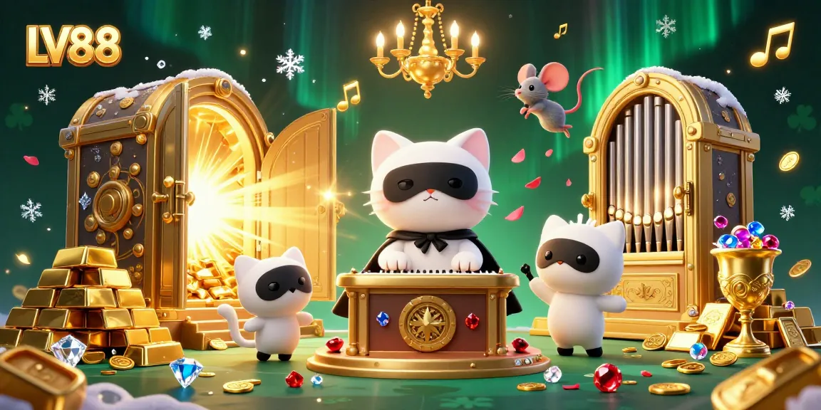 Engage in exciting games at LV88, exploring a vibrant casino scene filled with riches and thrilling moments.