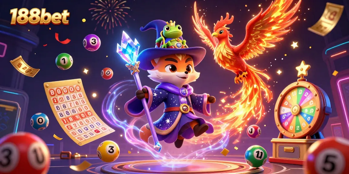 Experience thrilling moments with 188bet in this vivid illustration filled with excitement and winning possibilities.