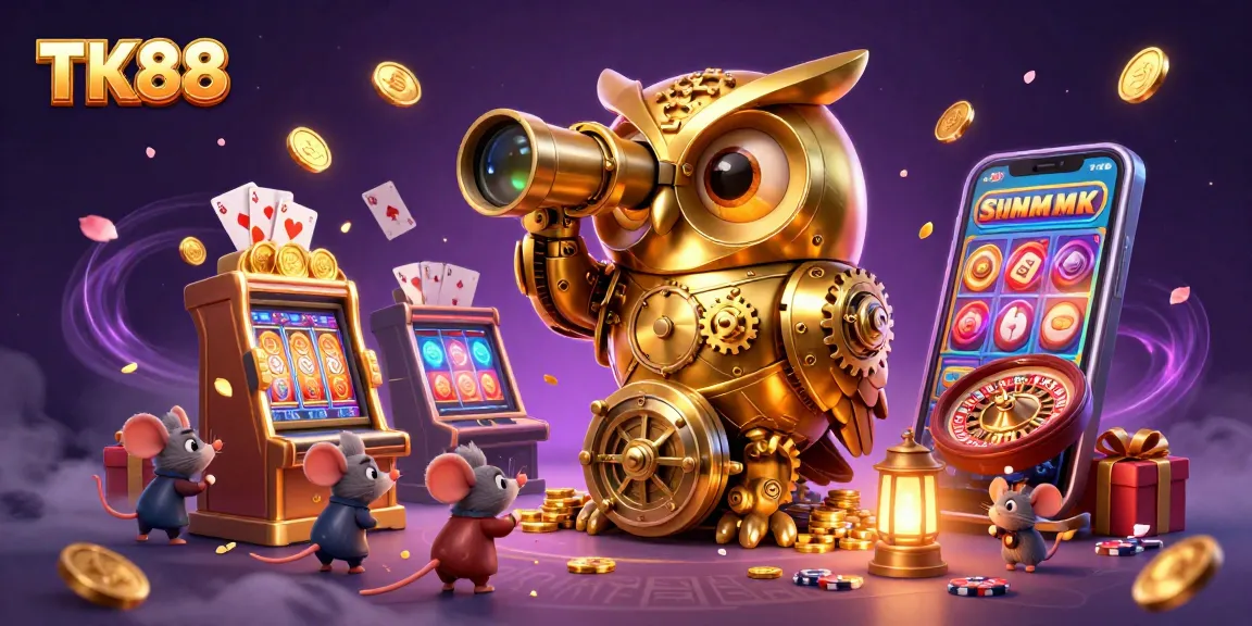 Experience thrilling wins at TK88 with a vibrant casino floor featuring innovative games and engaging visuals.
