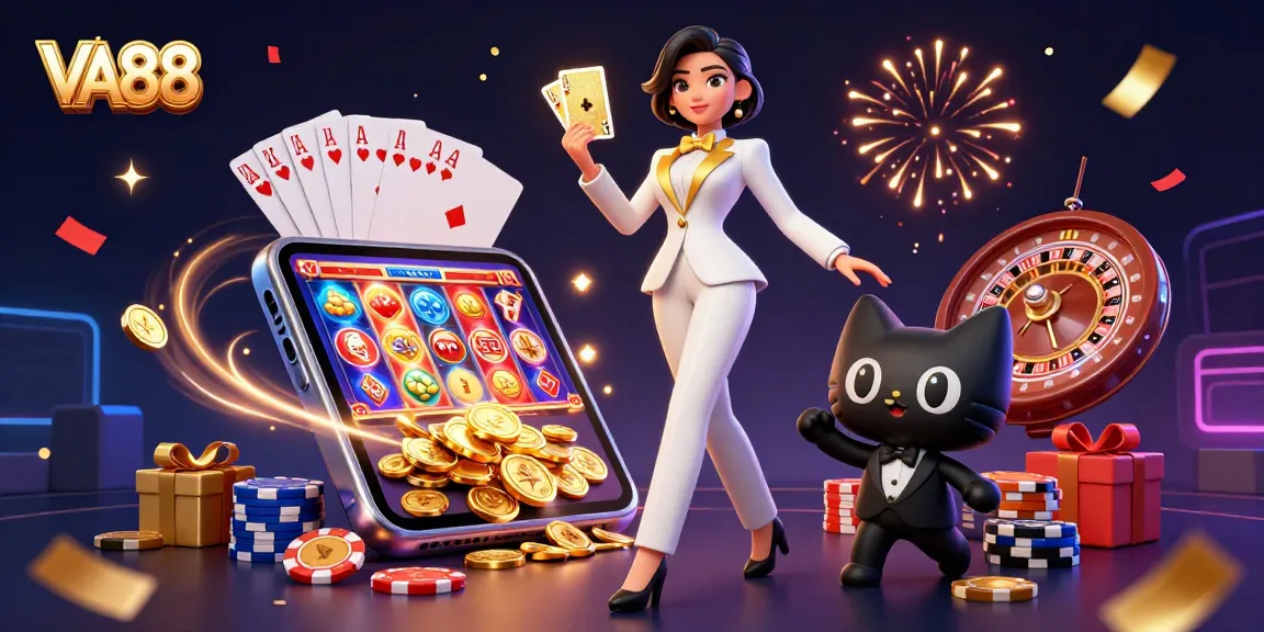 Experience the thrill of winning at VA88 with a glamorous casino scene full of excitement and games.