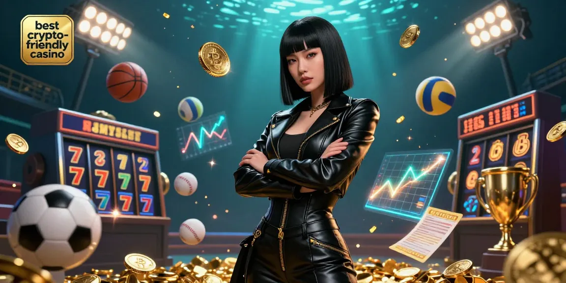 Bet on the best crypto-friendly casino showcasing vibrant slot games and thrilling Bitcoin elements.