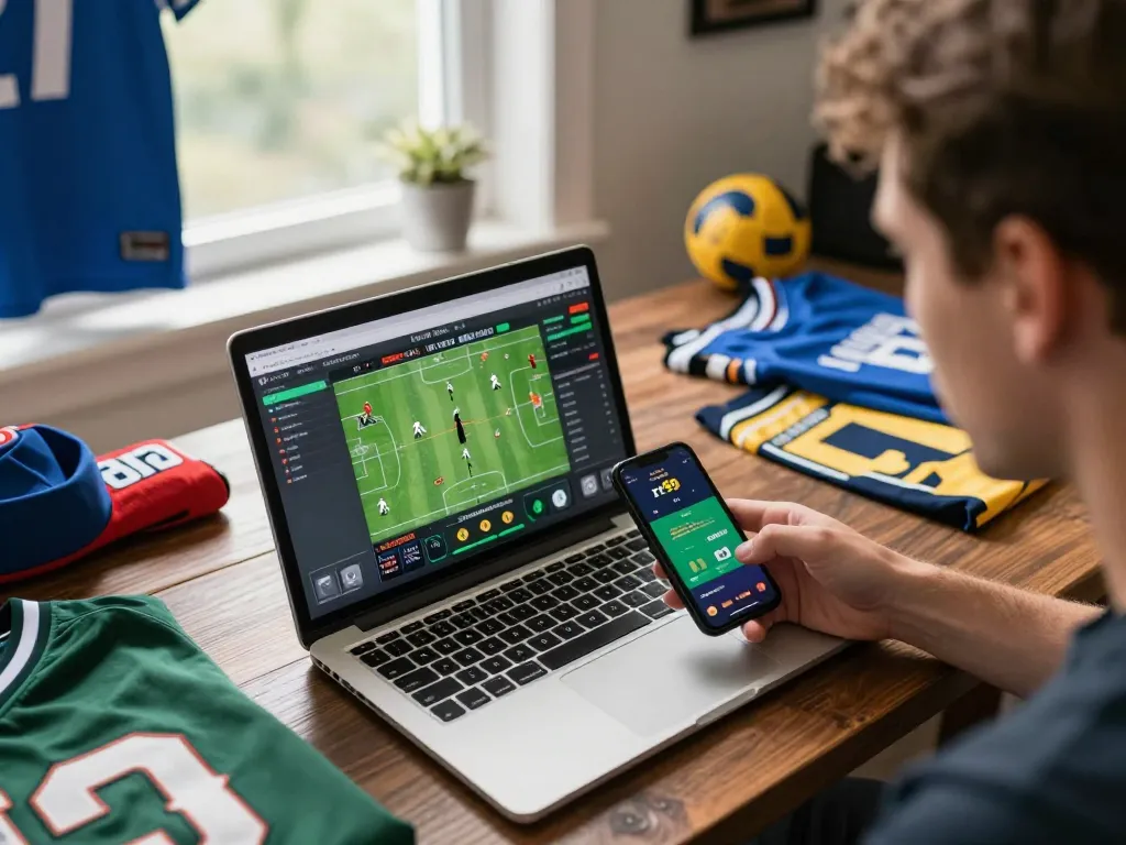 Engaging in sports betting strategies while using the rr99 mobile app on a smartphone