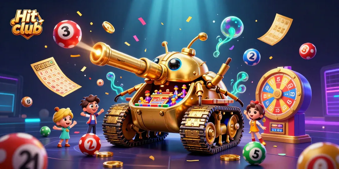 Engage with Hit club's thrilling lottery and casino action featuring dynamic elements and an exciting atmosphere.