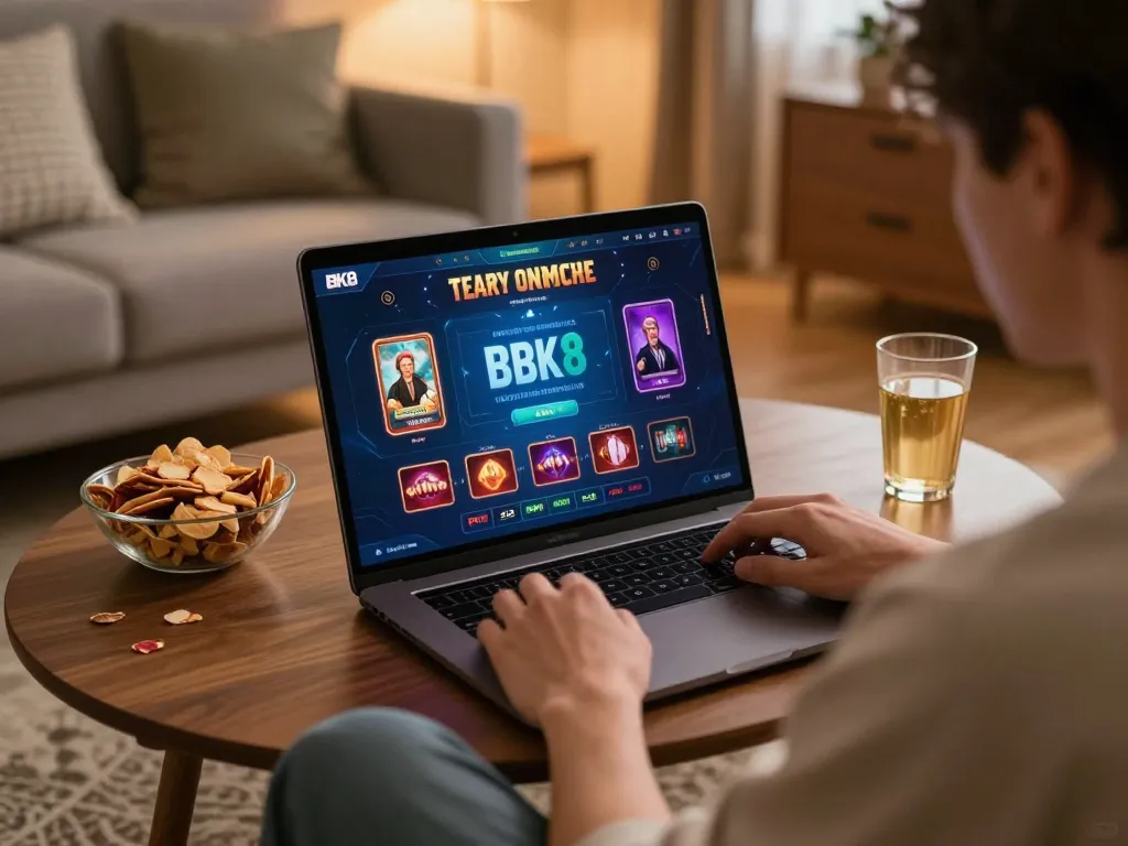 Engaging online gaming at home using BK8 platform for a thrilling casino experience.