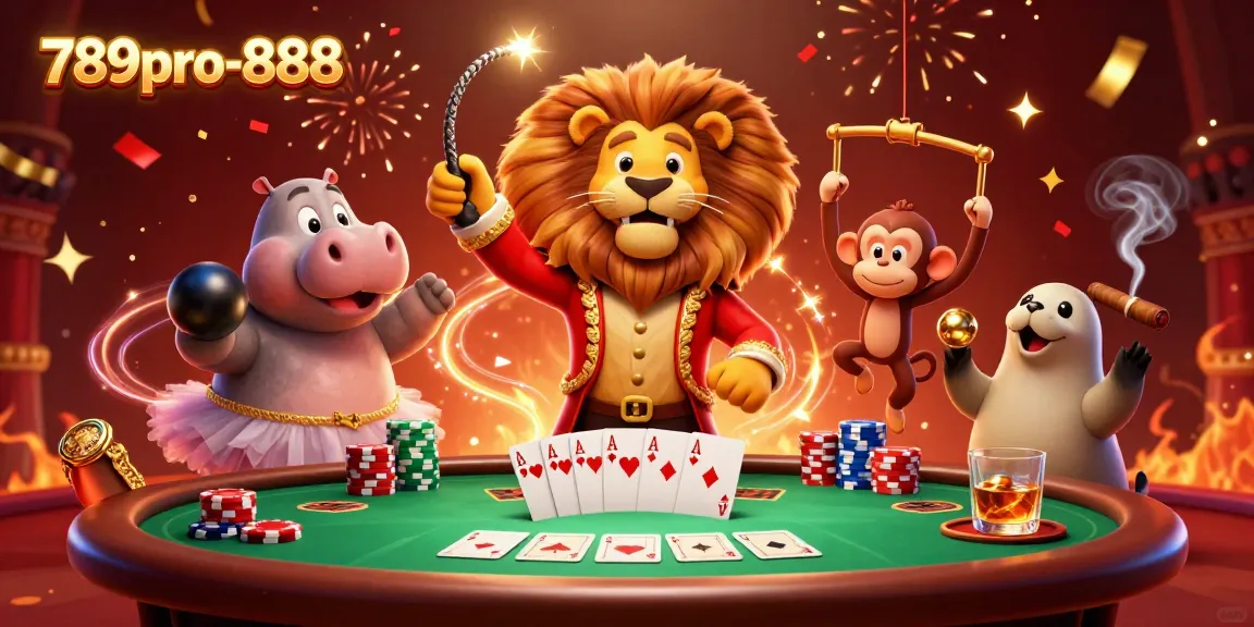 Experience the excitement of 789pro-888 with vibrant casino characters and engaging game elements in a spectacular 3D illustration.