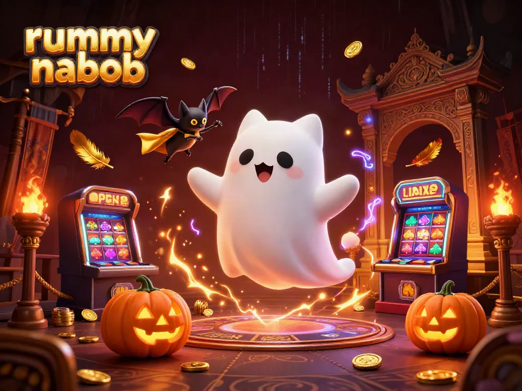 Rummy Nabob: Nikmati pengalaman luar biasa bermain rummy dengan karakter menyenangkan dalam kasino.