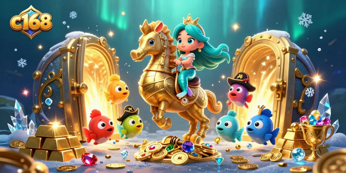 Engage with the c168 magical underwater casino adventure featuring a mermaid princess and treasure galore.