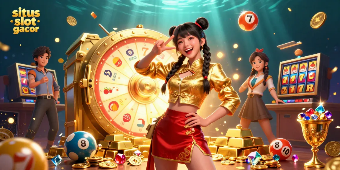 Experience the excitement of situs slot gacor with vibrant characters and rich casino elements.
