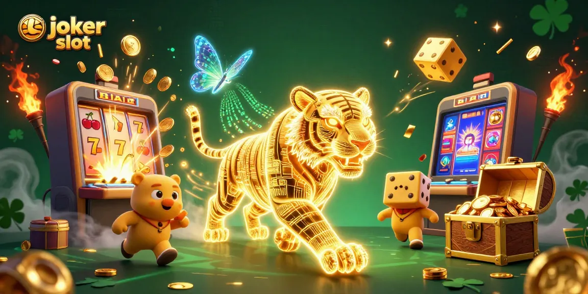 Slot joker slot yang menakjubkan dengan simbol berkilau dan grafik memikat.