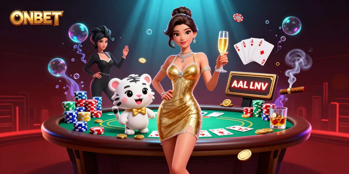 Engage in thrilling poker action at ONBET with a glamorous scene and rich game elements.