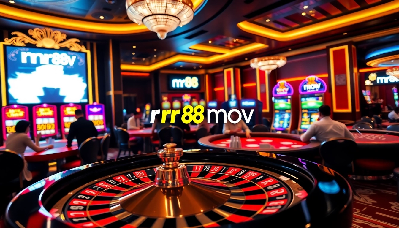 Experience thrilling gameplay at rr88 mov with vibrant casino tables and exciting betting action.