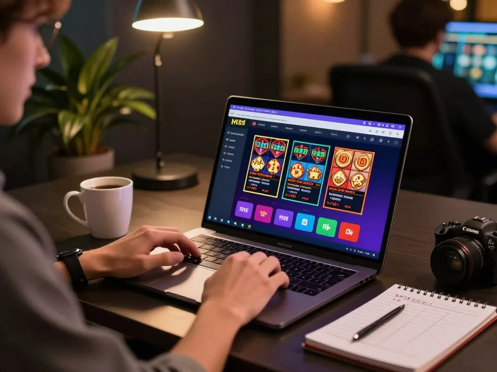 N188 online gaming session showcasing a player engaging with casino options and strategies.