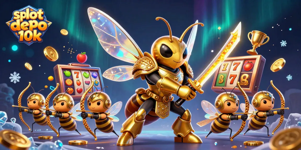 Engage with thrilling slot depo 10k gameplay featuring vibrant illustrations of jackpot excitement and energetic action.