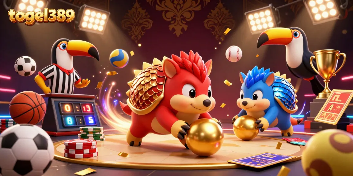 Engage with togel389's winning strategies by witnessing rival pangolins in a dynamic casino showdown.