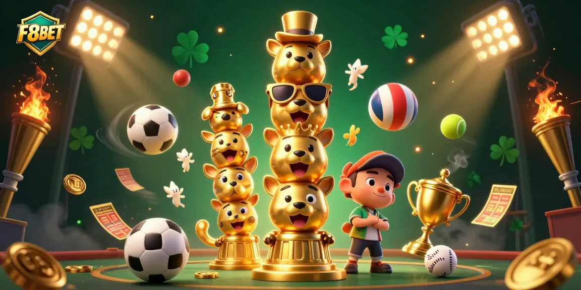 Experience the excitement at F8BET with dynamic sports elements and vibrant casino visuals.