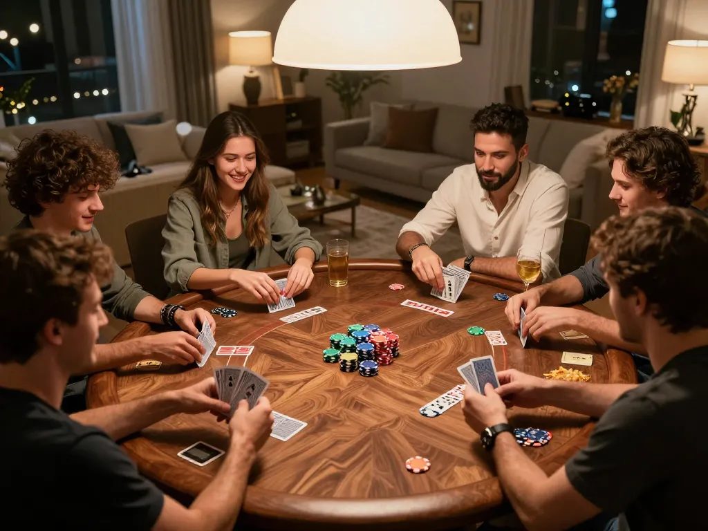 Iwin poker night with friends showcasing vibrant gameplay and competitive spirit