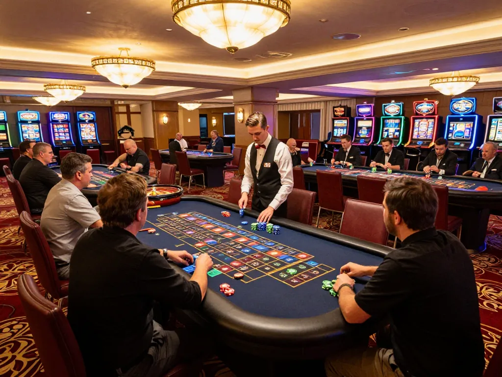Players enjoy a thrilling roulette game at SC88e casino, set in a luxurious atmosphere