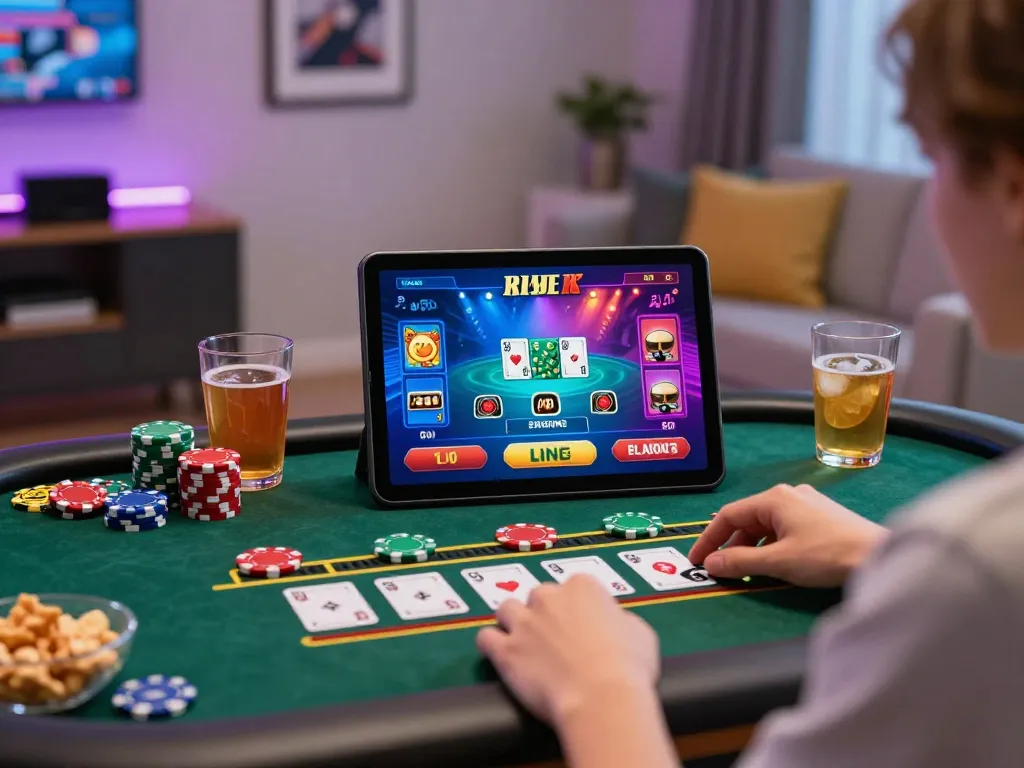 Engaging online gaming scene at https://rr99.it.com/ showcasing vibrant game graphics and cozy atmosphere