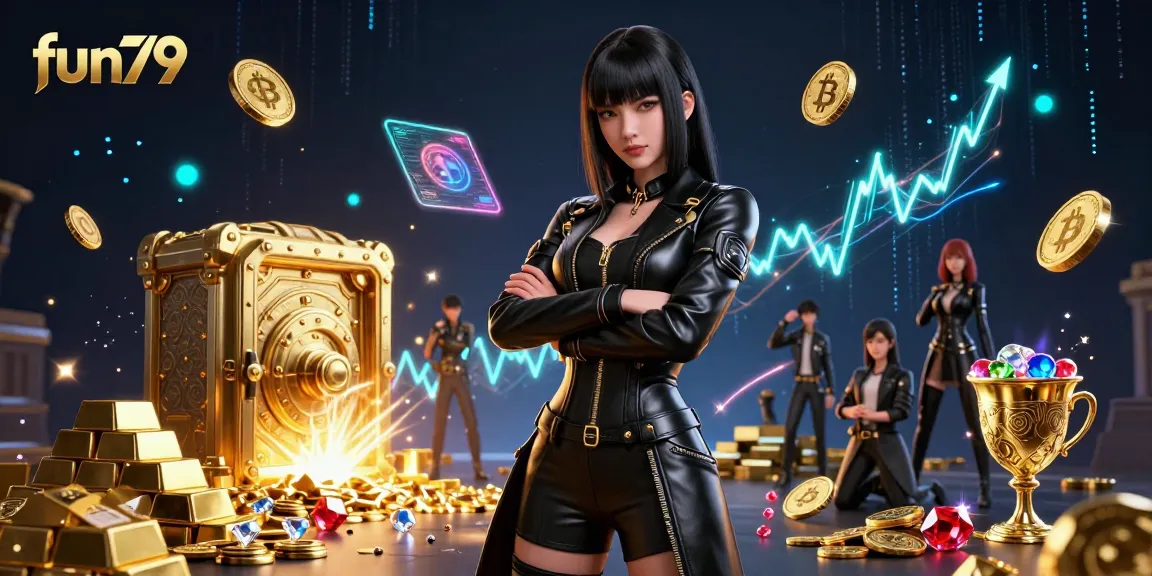 Experience the thrill of fun79's gaming universe with dazzling treasures and vibrant graphics.