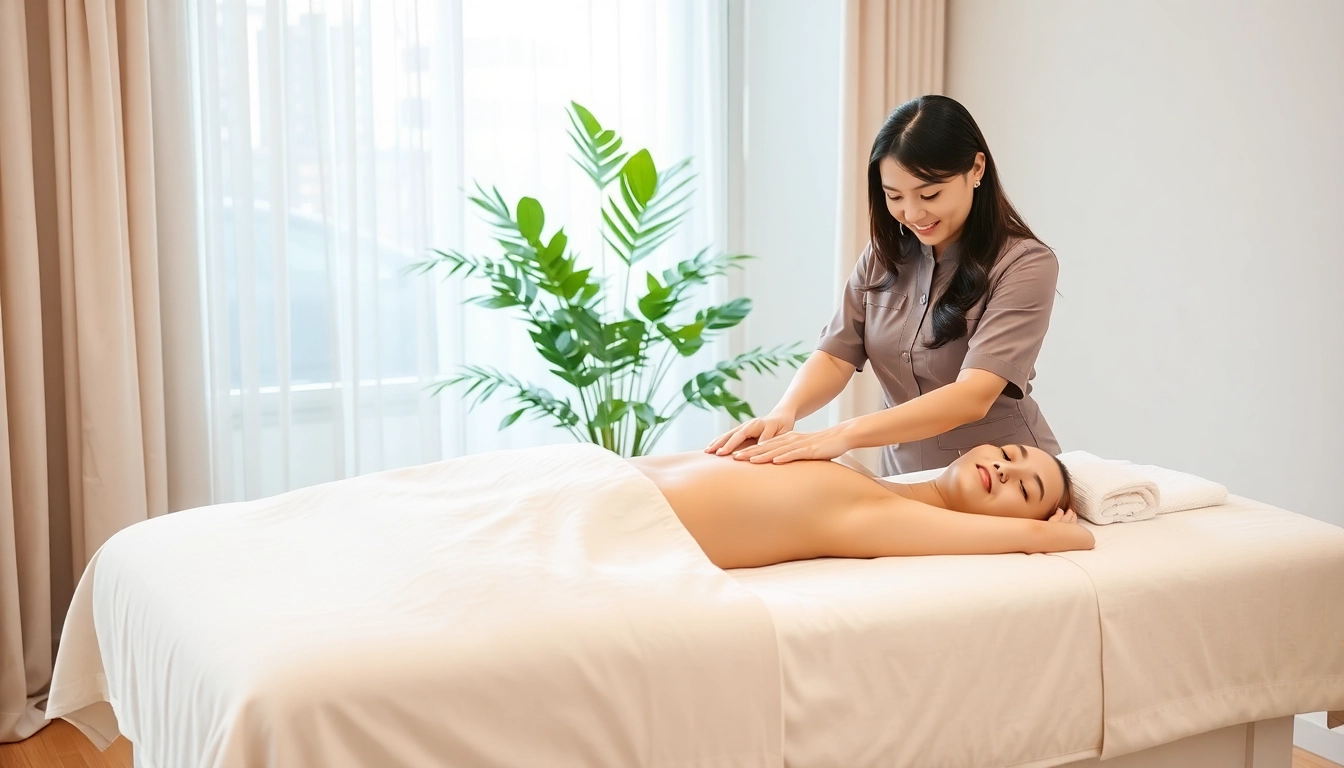 Relaxing 홈타이 experience featuring 오산출장마사지 therapist in serene environment.