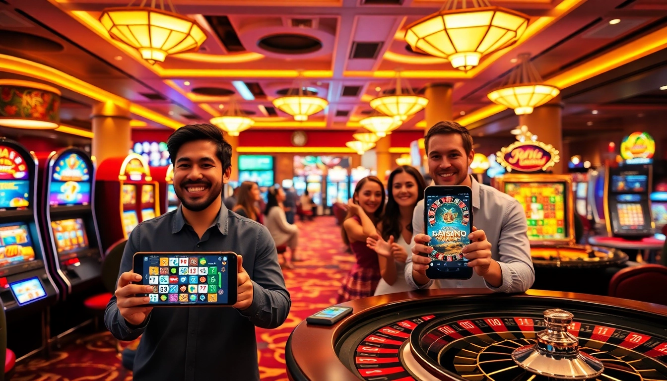Experience thrilling gameplay at ktpjitu with exciting slot machines and vibrant casino environments.